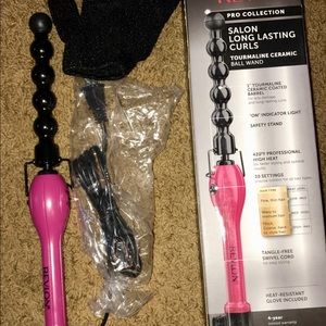 Curling ball wand